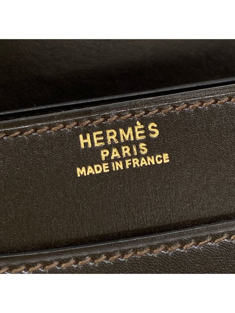 Hermes Handbag Chez Blue's Havana Gold - Picture 12 of 15